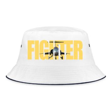 Fighter F-104 Starfighter - Bucket Hat - Weiß/Navy - Vorne