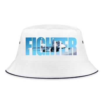 Fighter Su-30 SM - Bucket Hat - white/navy - Front