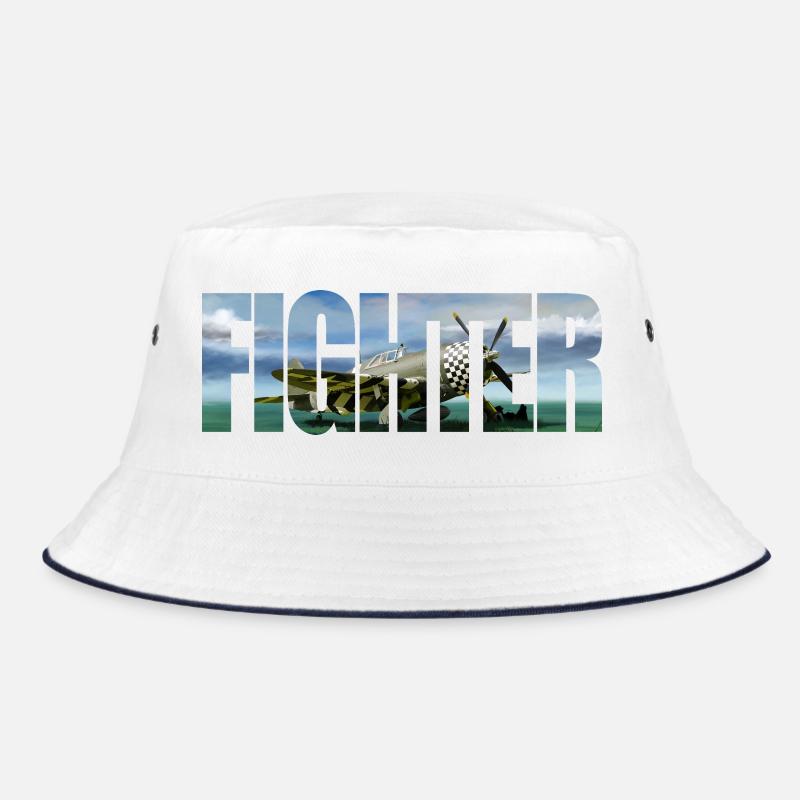 Fighter P-47 Thunderbolt Bucket Hat