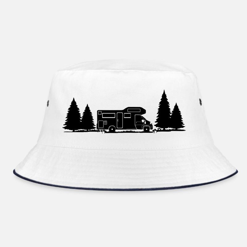 Shadow Camper in Forest with Spruce Bucket Hat