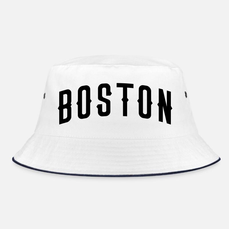 Boston - Bucket Hat - white/navy