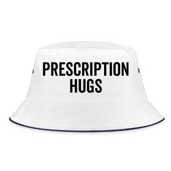 Prescription Hugs - Bucket Hat - white/navy - Front