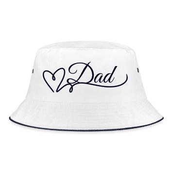 Dad - Bob - blanc/marine - Devant
