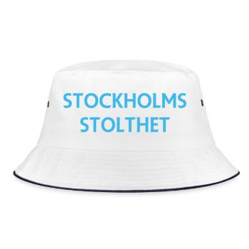 Stockholm Pride - Bucket Hat - white/navy - Front