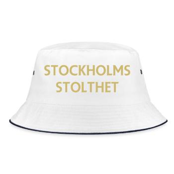 Stockholm Pride - Bucket Hat - white/navy - Front
