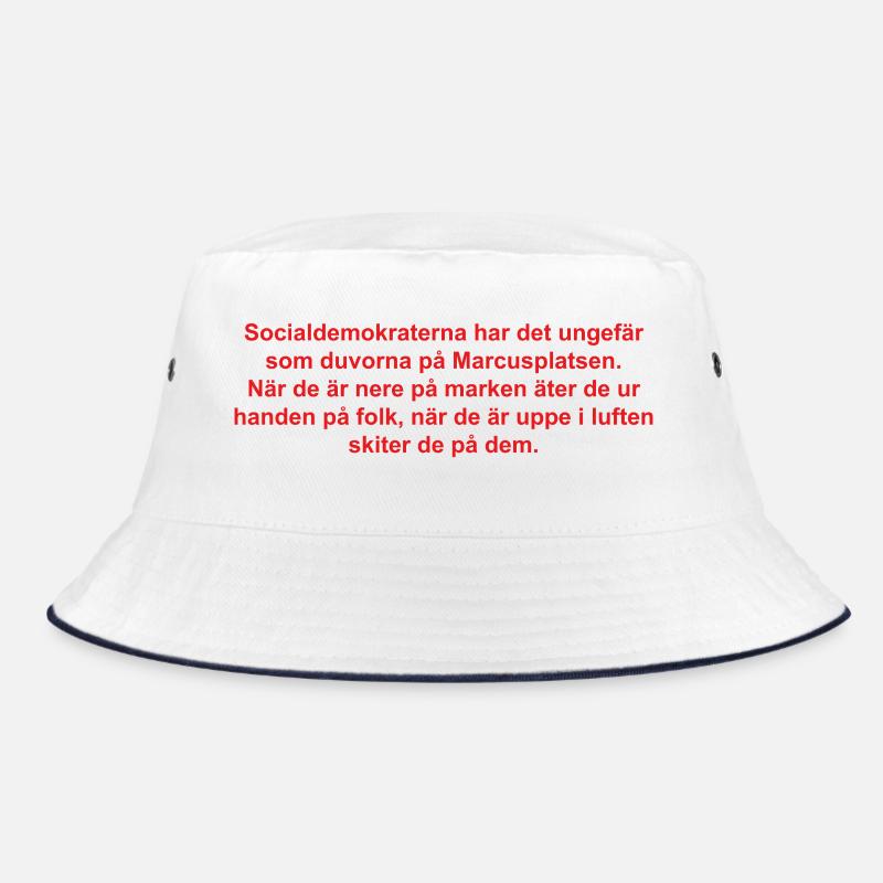 Abstraktes Blumenmuster Bucket Hat