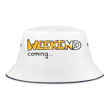 Weekend - Bucket Hat - white/navy - Front