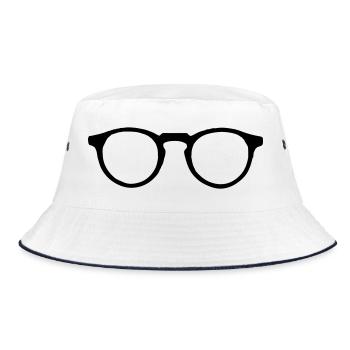 Lunettes - Bob - blanc/marine - Devant