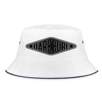 Logo du bouclier Darkcore - Bob - blanc/marine - Devant