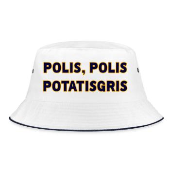 Police Police Boule de Patate Typographie - Bob - blanc/marine - Devant