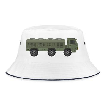 Camion militaire - Bob - blanc/marine - Devant