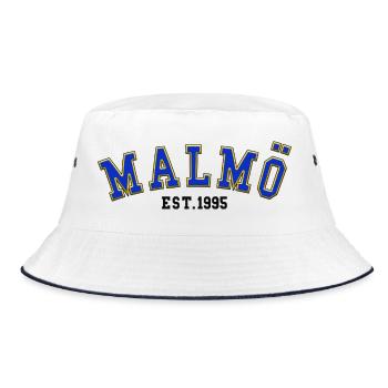 Malmö Est. 1995 - Bucket Hat - white/navy - Front