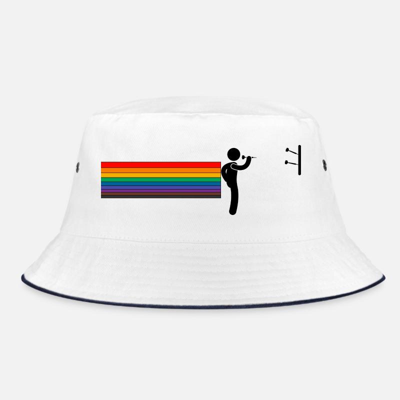 Rainbow Darter – Throw with Pride Bucket Hat