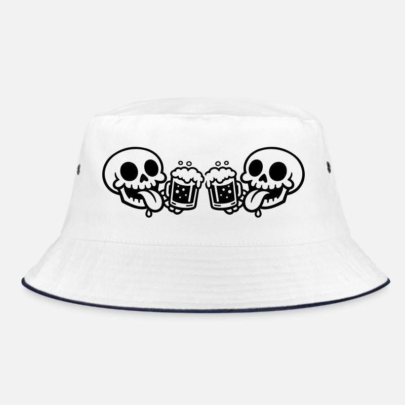 Skelett Team Bier Bucket Hat