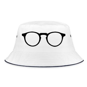 Lunettes - Bob - blanc/marine - Devant