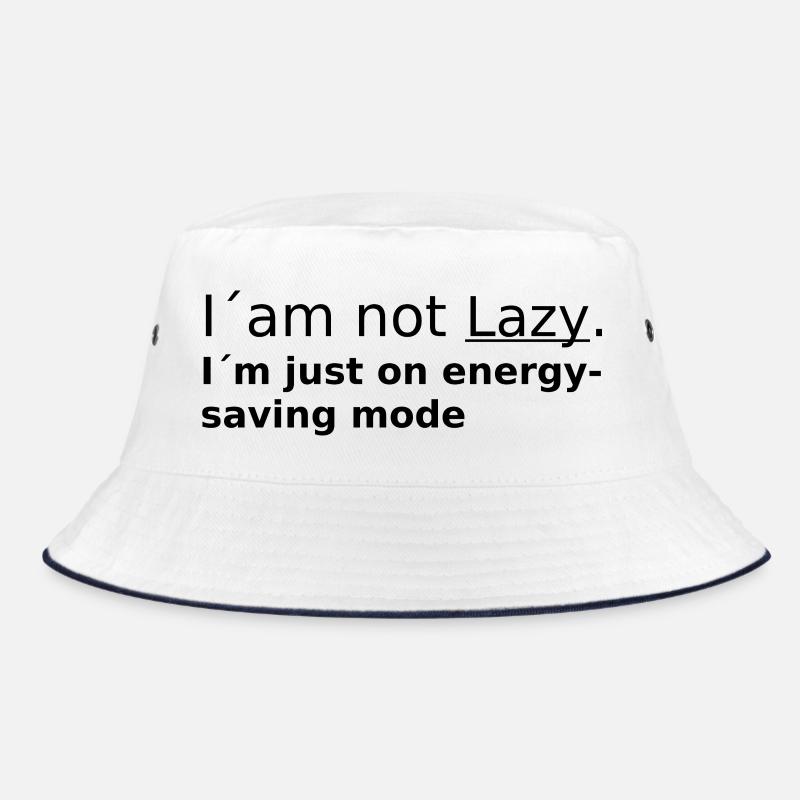 I am not Lazy Bucket Hat