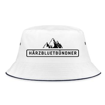 Härzbluetbündner, fier natif des Grisons - Bob - blanc/marine - Devant