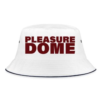 PLEASURE DOME - Bucket Hat - white/navy - Front