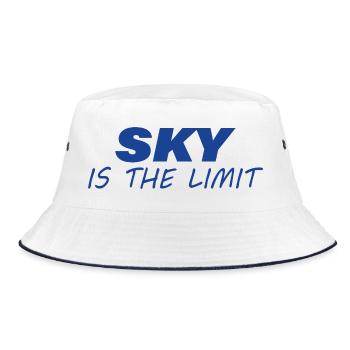 Sky is the Limit - Bucket Hat - white/navy - Front
