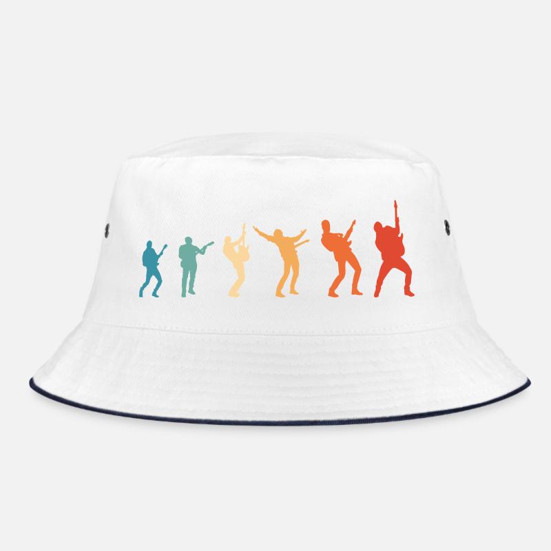 Evolution Rock Music Rock Guitarist Bucket Hat