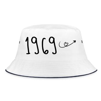 1969 Anniversaire 1969 Retro 1969 - Bob - blanc/marine - Devant