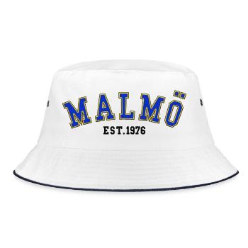 Malmö Est. 1976 - Bucket Hat - white/navy - Front