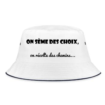 CITATION. MESSAGE. HUMOUR. CITATIONS DRÔLES - Bob - blanc/marine - Devant