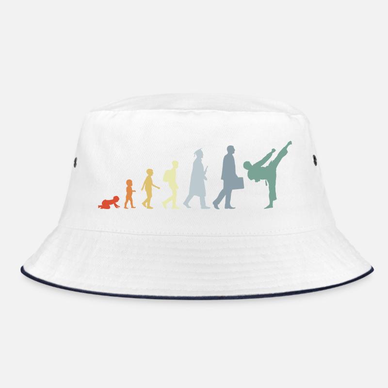 Retro Karateka Evolution Bucket Hat