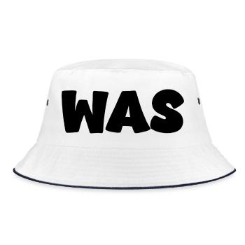 What - Bucket Hat - white/navy - Front