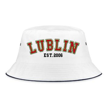 Lublin Est. 2006 - Bucket Hat - white/navy - Front