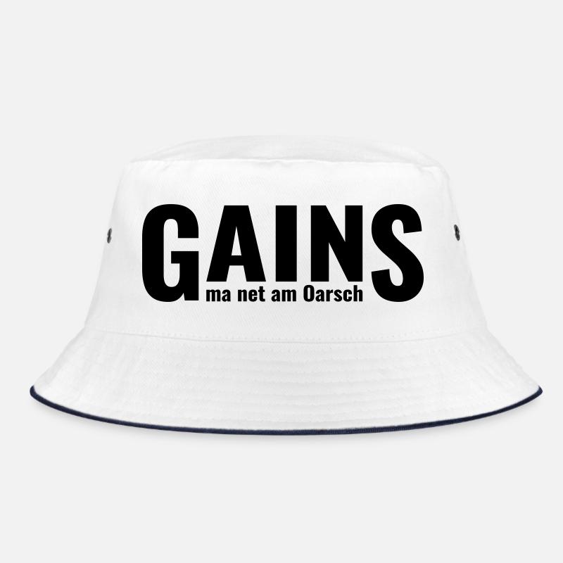 GAINS ma net am Oarsch Bucket Hat