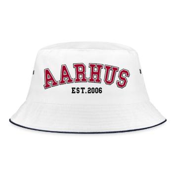 Aarhus Est. 2006 - Bucket Hat - white/navy - Front