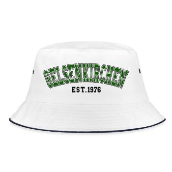 Gelsenkirchen Est. 1976 - Bucket Hat - white/navy - Front
