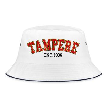 Tampere Est. 1996 - Bucket Hat - white/navy - Front
