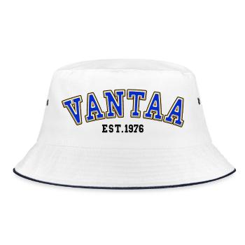 Vantaa Est. 1976 - Bucket Hat - white/navy - Front