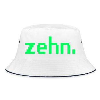 10th Birthday Ten - Bucket Hat - white/navy - Front