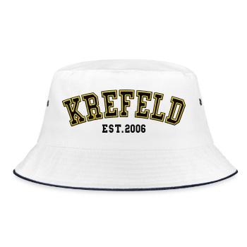 Krefeld Est. 2006 - Bucket Hat - white/navy - Front