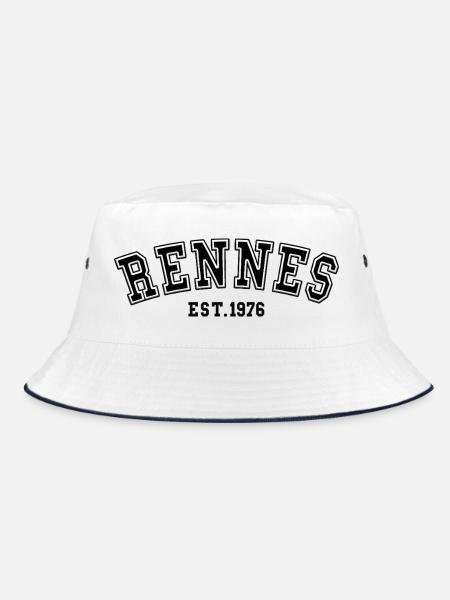 Rennes Est. 1976 - Bucket Hat - white/navy - Front