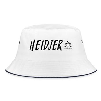 Heidjer - Bucket Hat - Weiß/Navy - Vorne