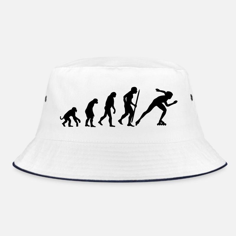 Evolution of inline speed skating Bucket Hat