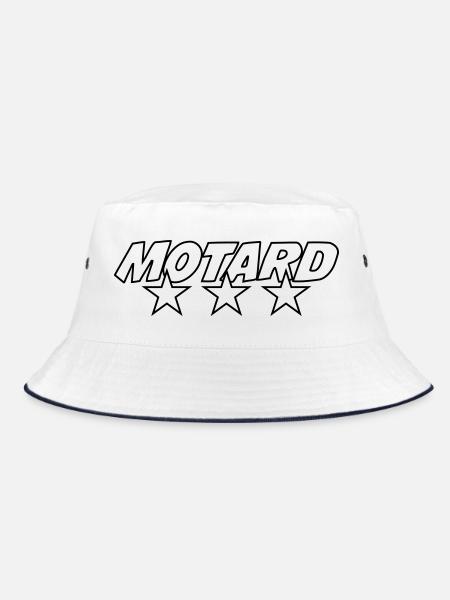 Motard - Bob - blanc/marine - Devant