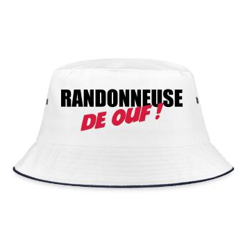 Randonneuse de ouf ! - Bob - blanc/marine - Devant