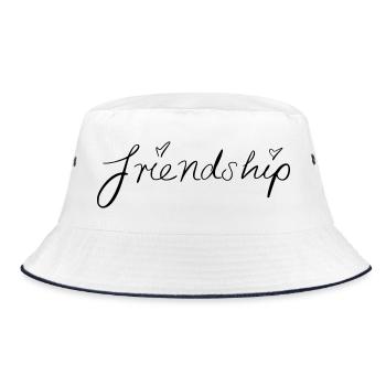 friendship - Bucket Hat - white/navy - Front