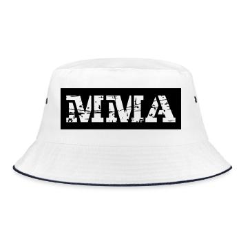 MMA - Bucket Hat - white/navy - Front