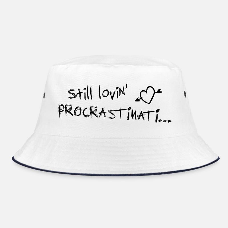 toujours aimer la procrastination noire - Bob - blanc/marine