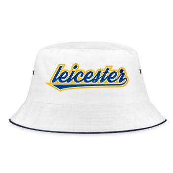 Leicester Script Swoosh sur les vêtements - Bob - blanc/marine - Devant