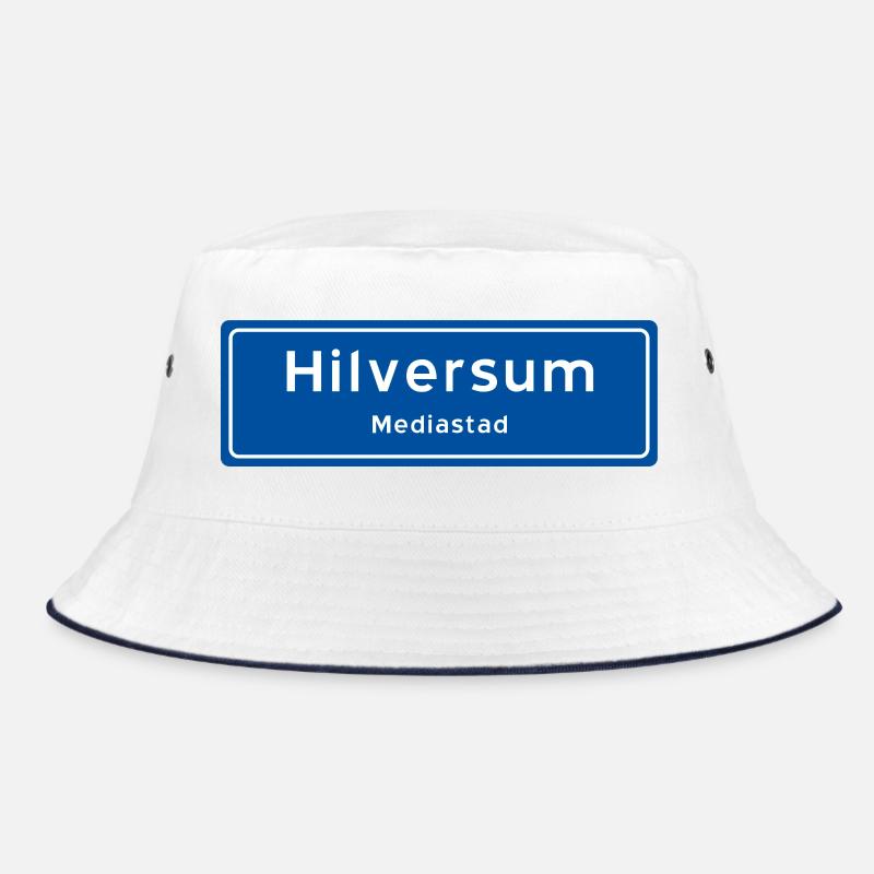 Hilversum Ortsschild Bucket Hat