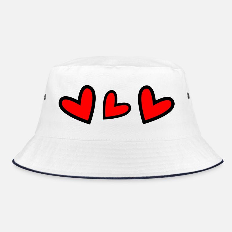 COEUR - Bob - blanc/marine