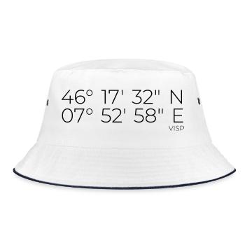Coordinates Visp - Bucket Hat - white/navy - Front