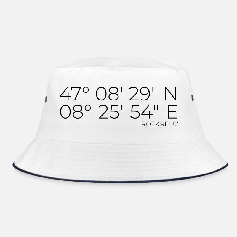 Coordinates Rotkreuz Canton Zug Bucket Hat